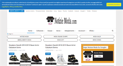 Desktop Screenshot of notiziemoda.com